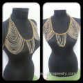 Cuerpo cadena collar joyas cadena borla collar babero